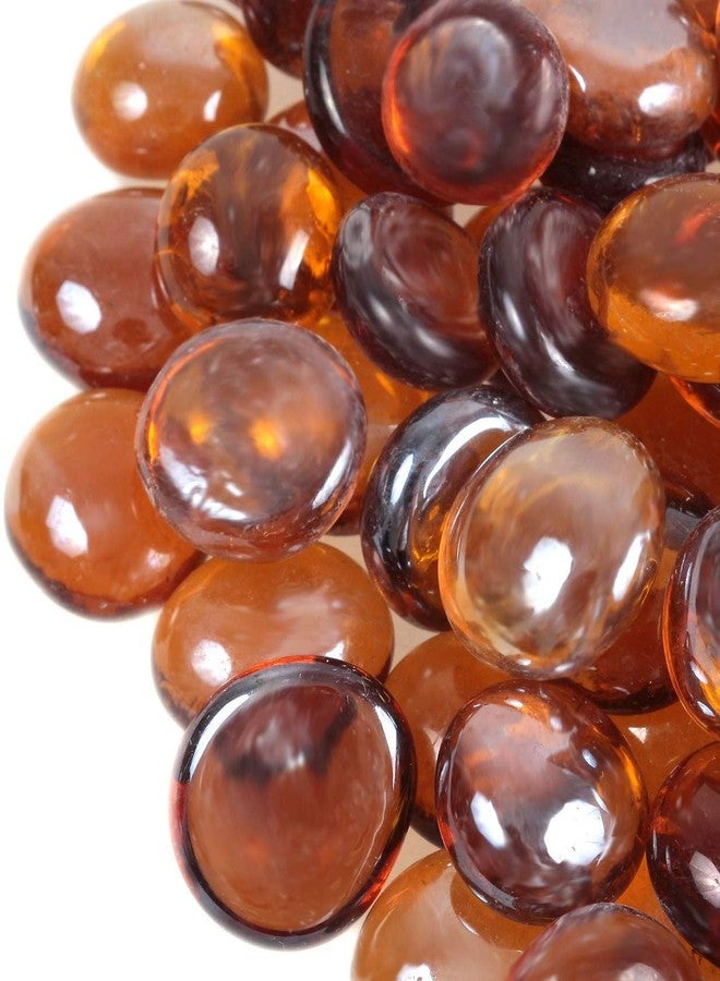 Firstly Glass Pebbles for Aquarium Decorative Vase Filler Garden Decor, Decorative Stones/Pebbles (400g) (Brown) - Image 3